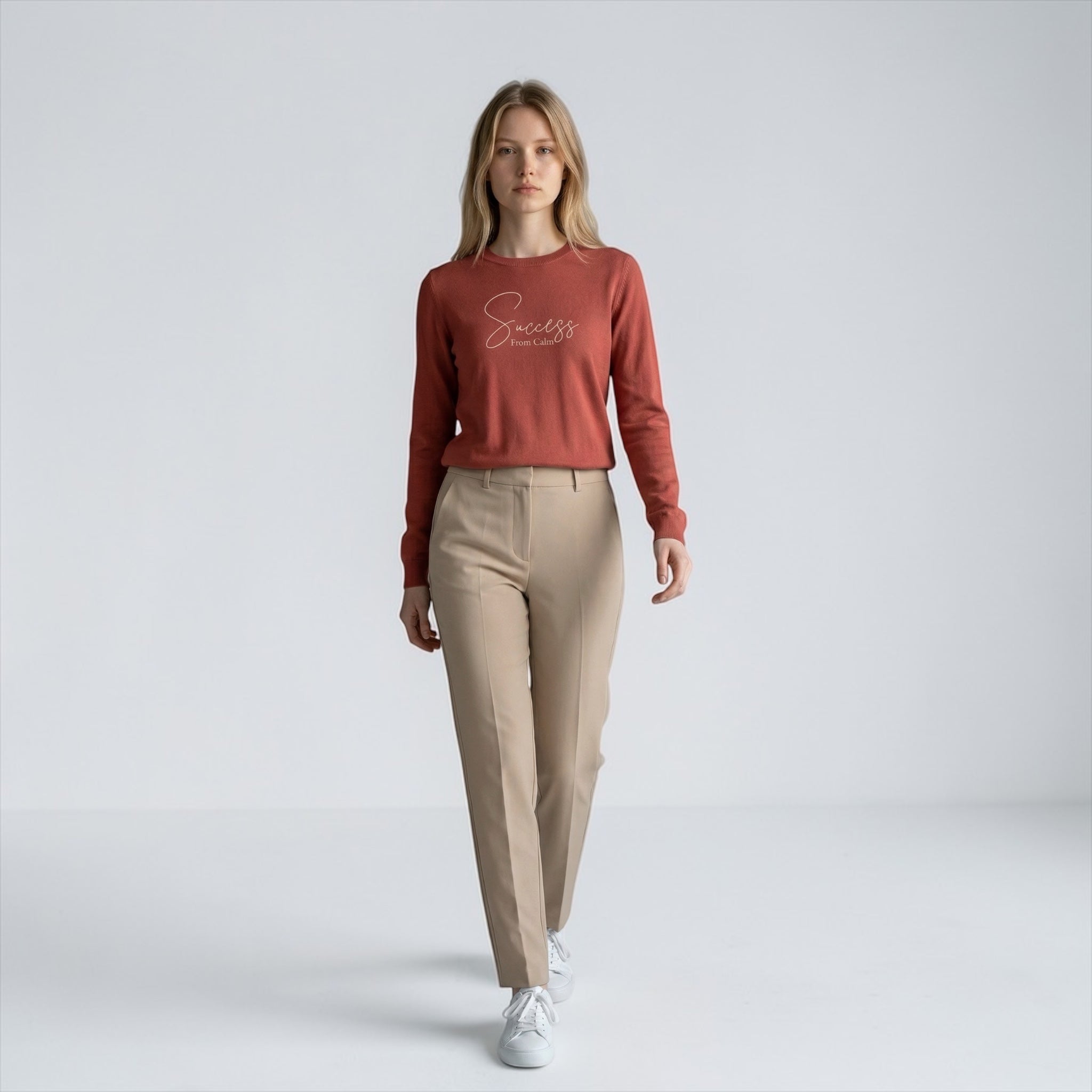 Unisex garment-dyed fleece crewneck sweatshirt