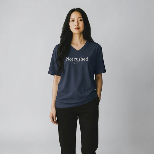 Not Rushed V-Neck Tee
